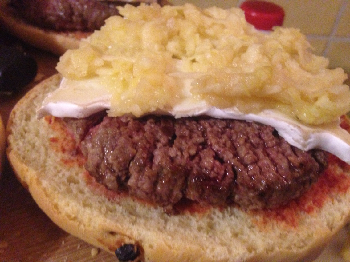Hamburger to the normande
